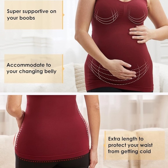 NWOT Hofish Breastfeeding/Nursing Supportive Clip-down Camisole - Picture 7 of 7